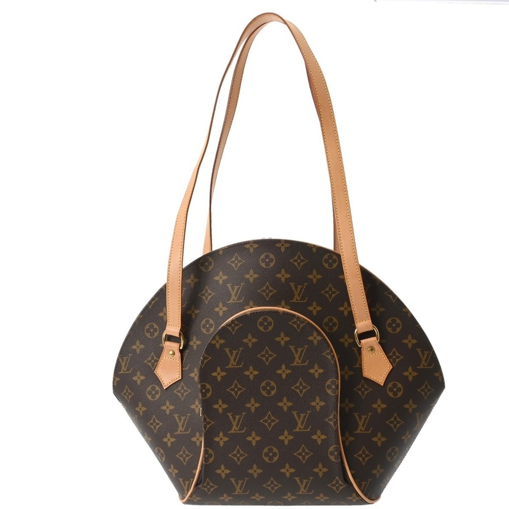 Louis Vuitton Monogram Ellipse Shopping Bag Brown Canvas Shoulder
